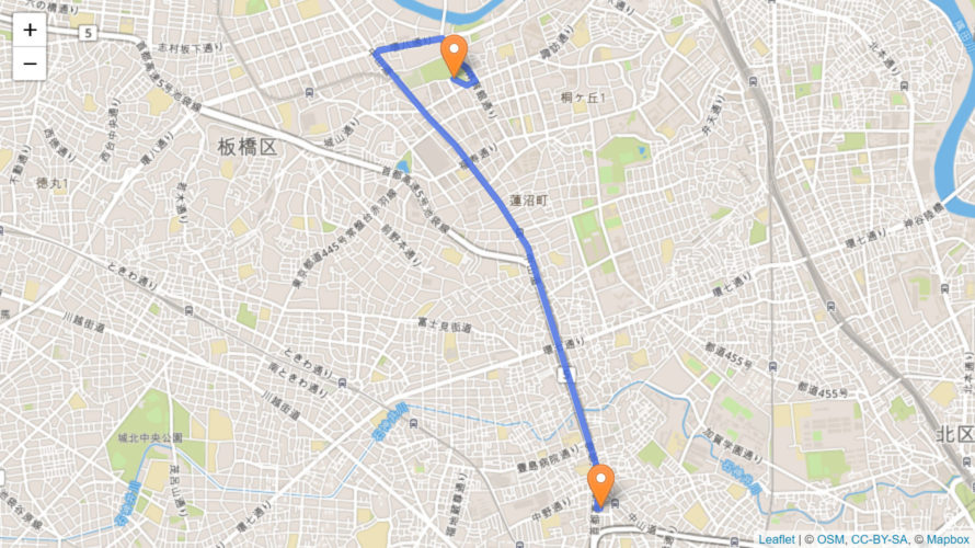 板橋区 聖火リレーのルート