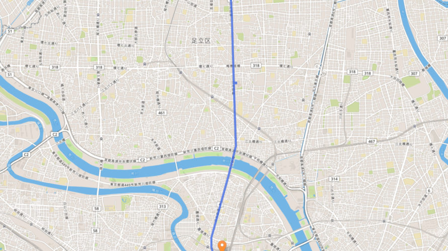 足立区 聖火リレーのルート