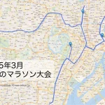 2025年3月に行われる東京都心部のマラソン大会