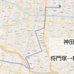 神田祭2025　神幸祭　将門塚から将和泉公園までのルートをマップで紹介