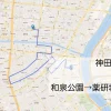 神田祭2025　神幸祭　和泉公園から薬研堀不動院までのルートをマップで紹介
